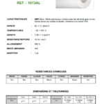 FICHE TECHNIQUE NITRILE BLANC FDA